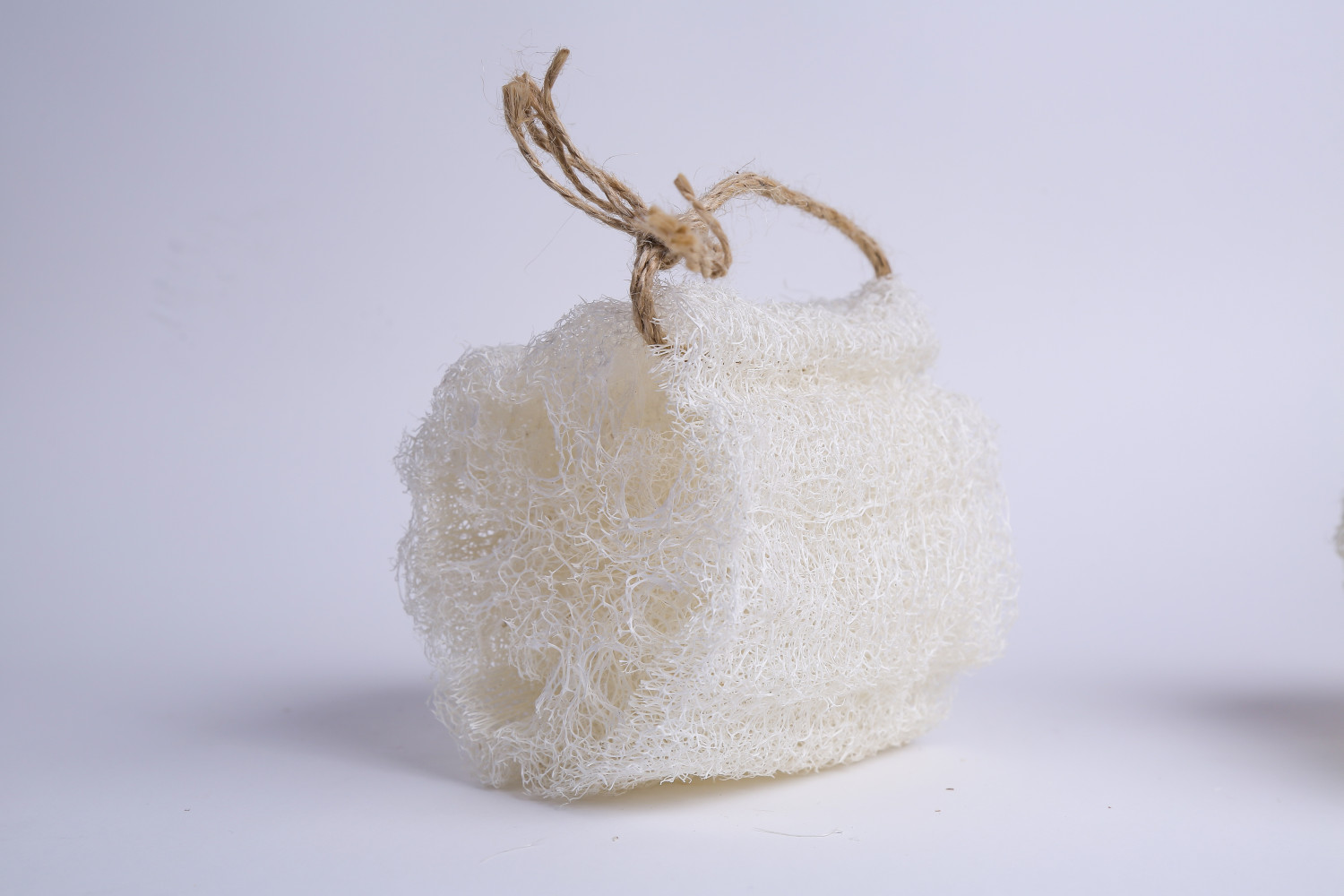Natural loofah - quarter of a cob