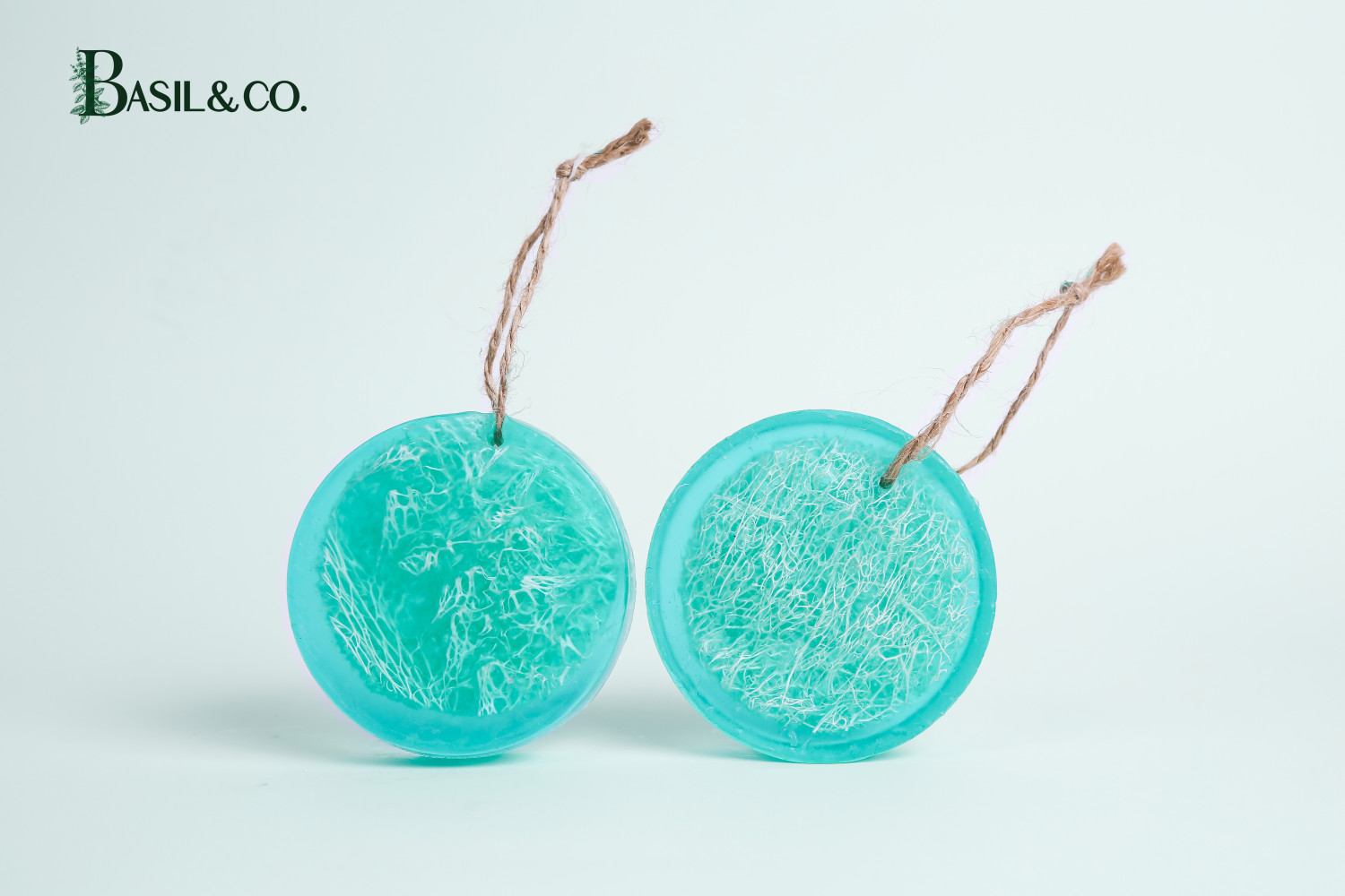 Tulip& Basil Loofah Soap/ 90g